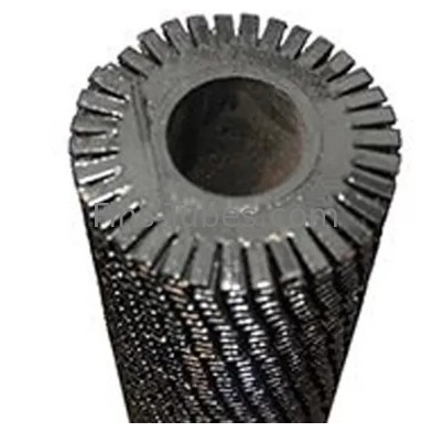 주문 DELLOK ASTM A106 탄소 강철 스테인리스 강철 열 교환 톱니 핀 튜브 나선 online manufacture