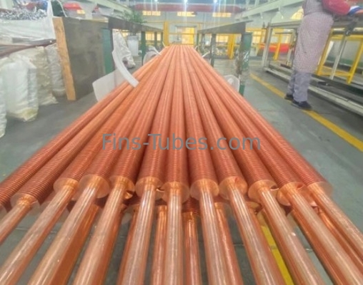 주문 DELLOK 레이저 용접 된 구리 핀 튜브 구리 베이스 튜브 C12200 online manufacture