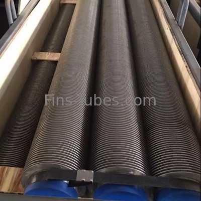 주문 구리 탄소 강철 핀 튜브 0.3-1.2mm 튜브 2.5-20mm 핀 간격 16-63mm Od online manufacture