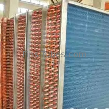 주문 DELLOK API 표준 661 평범한 H14 알루미늄 핀 튜브 열교환 장치 online manufacture