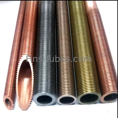 델록 튜브 두께 4mm-15mm 내장 핀 튜브 기계 3-8 톤 코일 무게