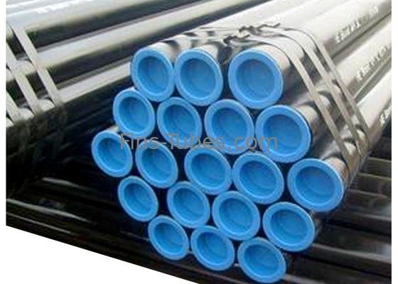 DELLOK 흑색 도장 이음새가 없는 탄소강 배관 Sch40 / Sch80 / Sch160 Astm A106