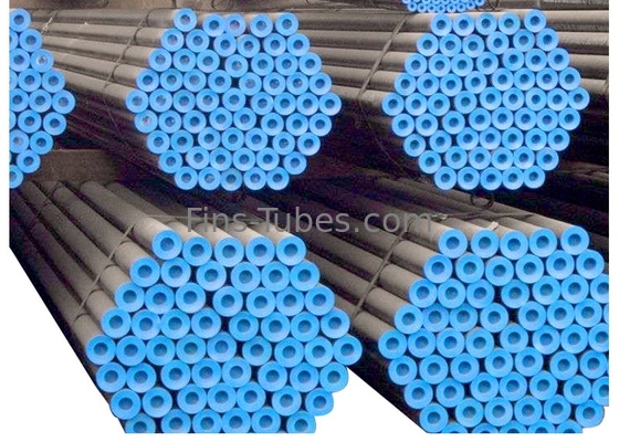 DELLOK 흑색 도장 이음새가 없는 탄소강 배관 Sch40 / Sch80 / Sch160 Astm A106